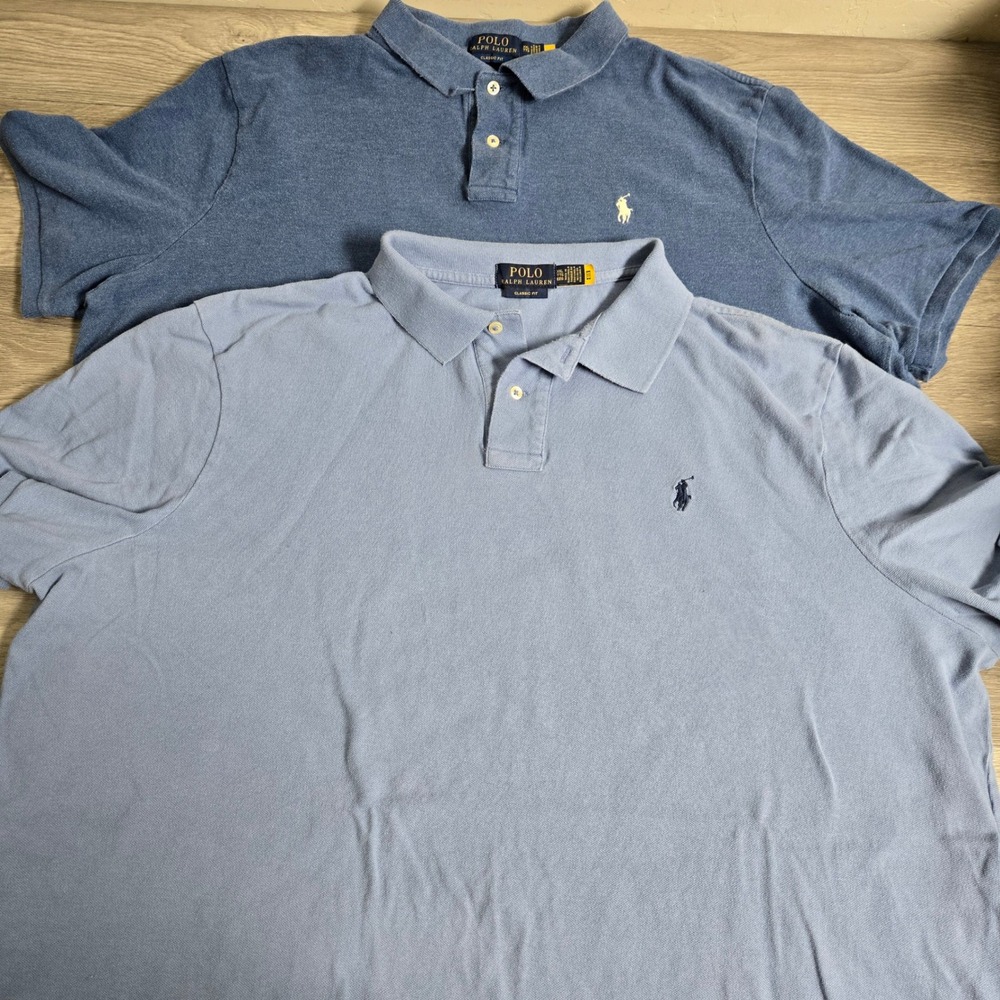 Polo Ralph Lauren 4ct Bundle Multicolor Polo Shirts Size XXL Classic Fit Logo - Picture 5 of 15
